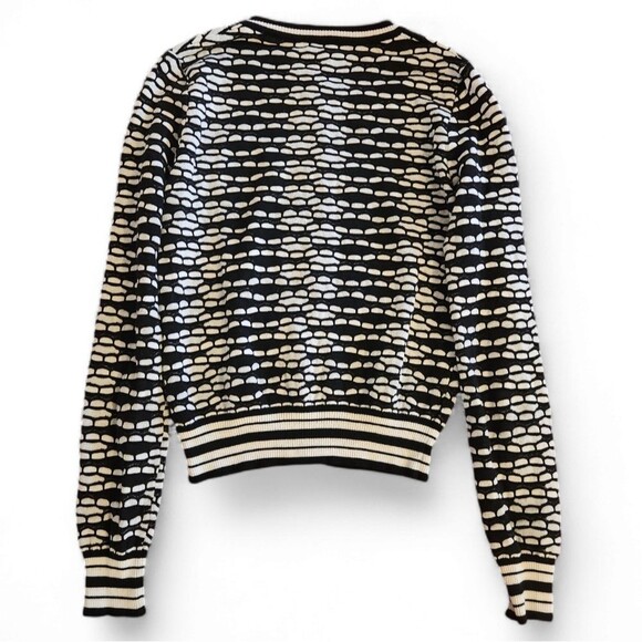 Missoni Black and White Patterned Cardigan 38 - Picture 4 of 8